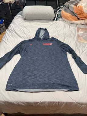 Nike Ole Miss Rebels light weight hooded shirt